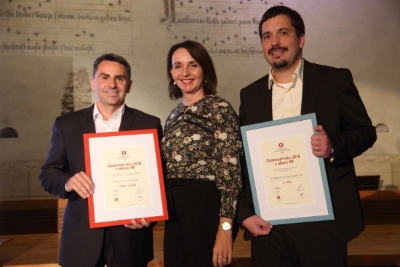 Jaroslava Rezlerová a výherci ocenění Osobnost roku v oboru HR Aktivity PMF